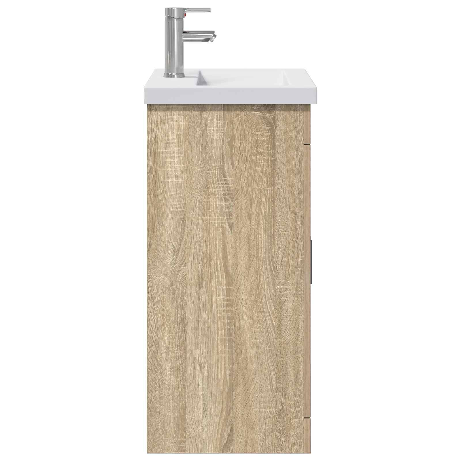 Badkamermeubelset Sonoma Eiken 61 x 40 x 84,5 cm Bewerkt hout
