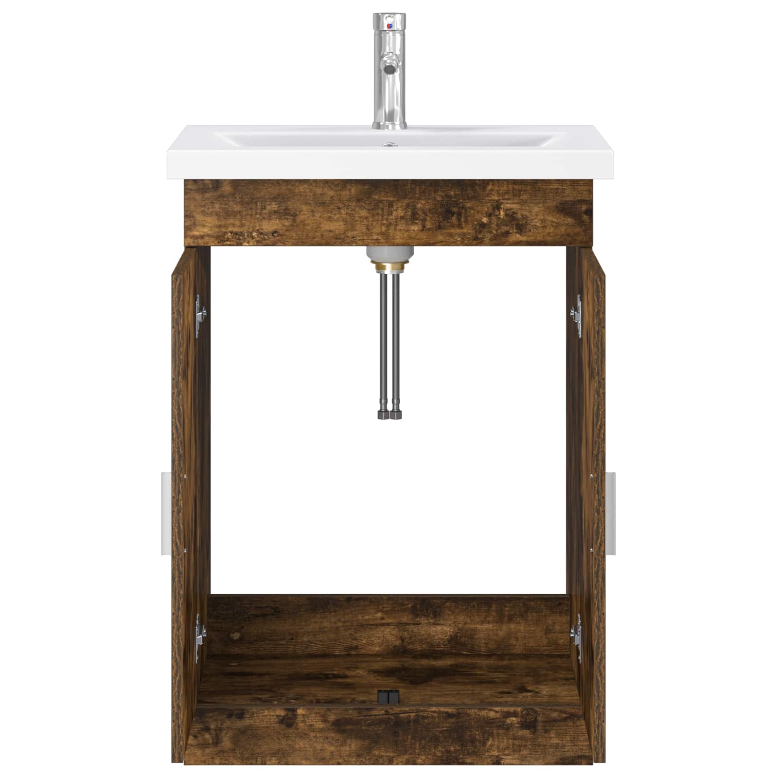 Badkamermeubelset Gerookt eiken 61 x 40 x 84,5 cm Bewerkt hout