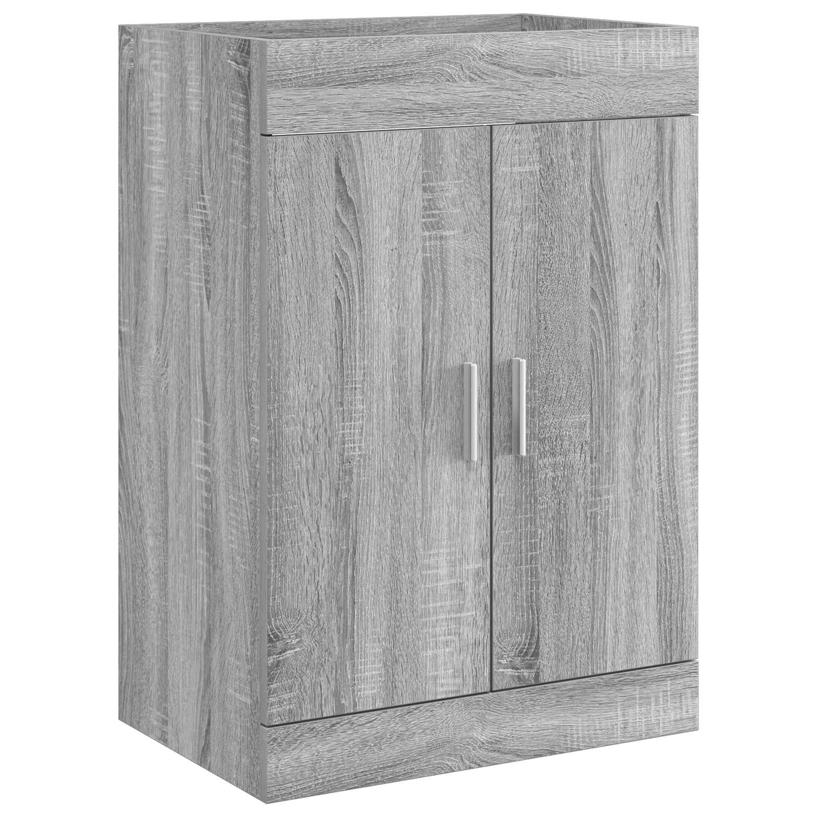 Badkamermeubelset Grijs Sonoma 61 x 40 x 84,5 cm Bewerkt hout