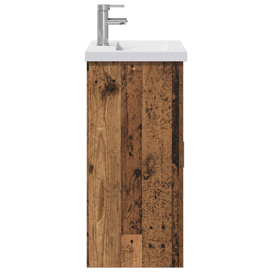 Badkamermeubelset Oud hout 61 x 40 x 84,5 cm Bewerkt hout