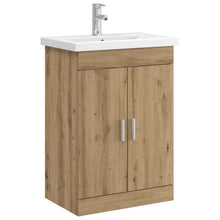 Badkamermeubelset Artisanaal eiken 61 x 40 x 84,5 cm