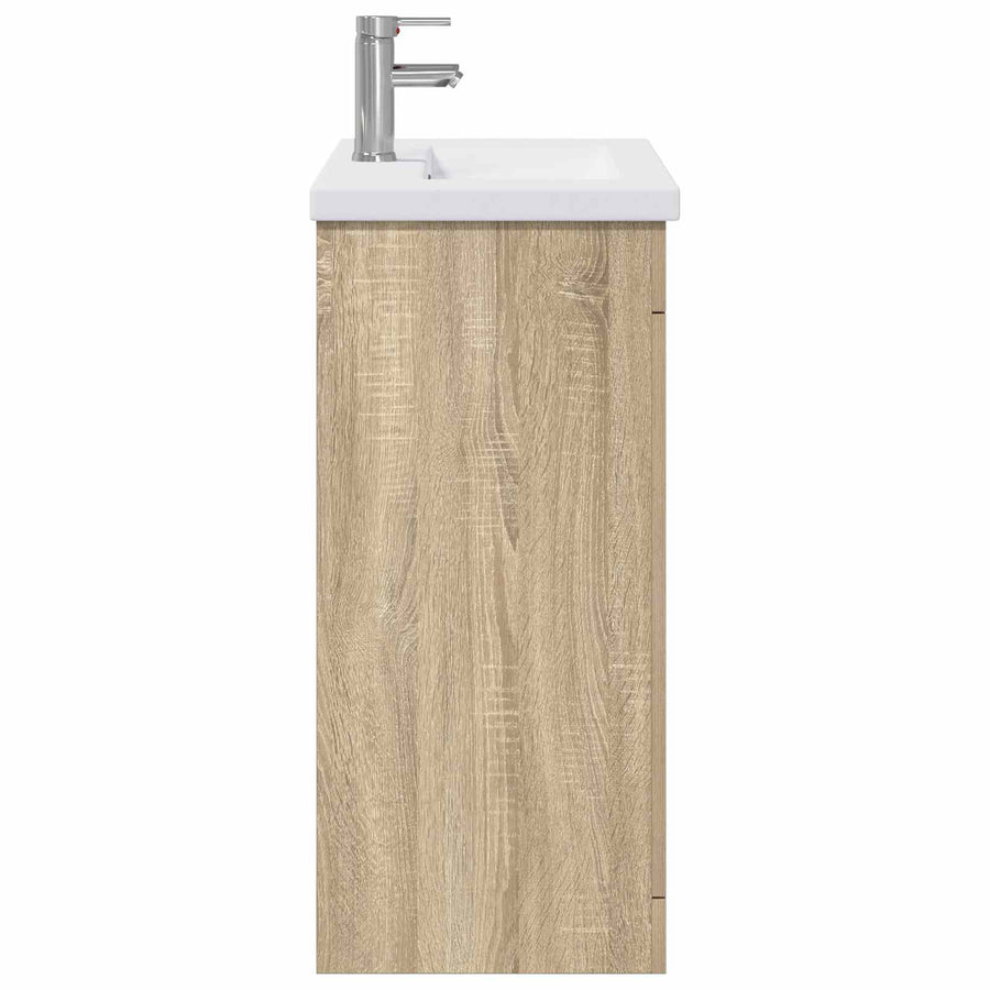 Badkamermeubelset Sonoma Eiken 81 x 40 x 84,5 cm Bewerkt hout