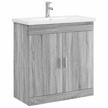 Badkamermeubelset Grijs Sonoma 81 x 40 x 84,5 cm Bewerkt hout