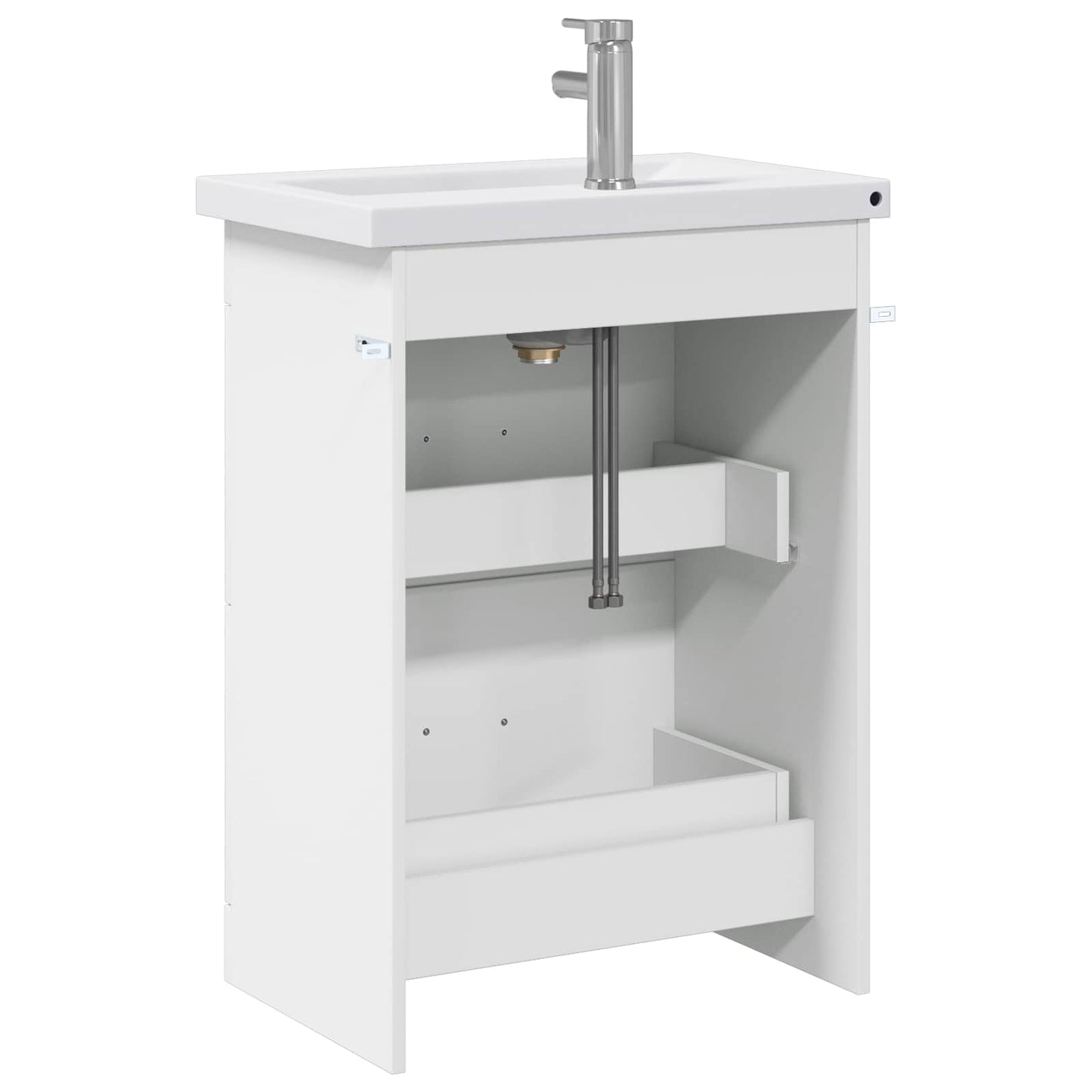 Badkamermeubelset Wit 61 x 40 x 84,5 cm Bewerkt hout