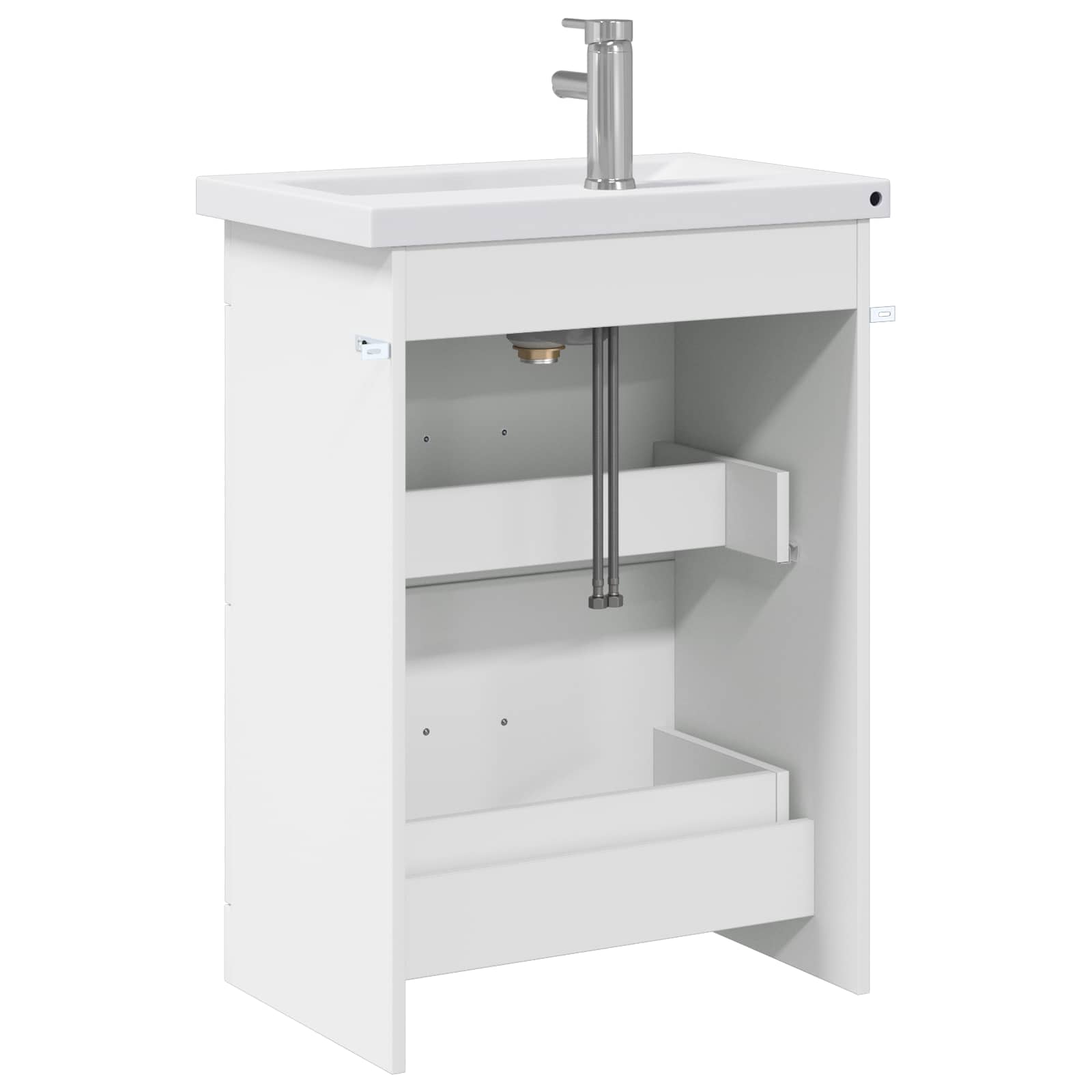 Badkamermeubelset Wit 61 x 40 x 84,5 cm Bewerkt hout