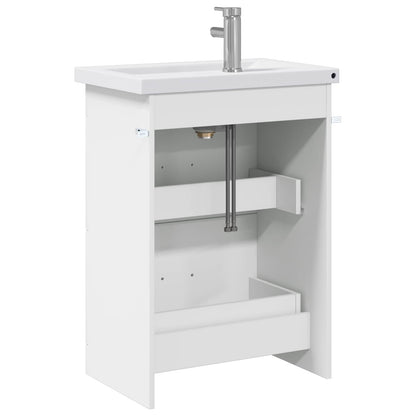 Badkamermeubelset Wit 61 x 40 x 84,5 cm Bewerkt hout