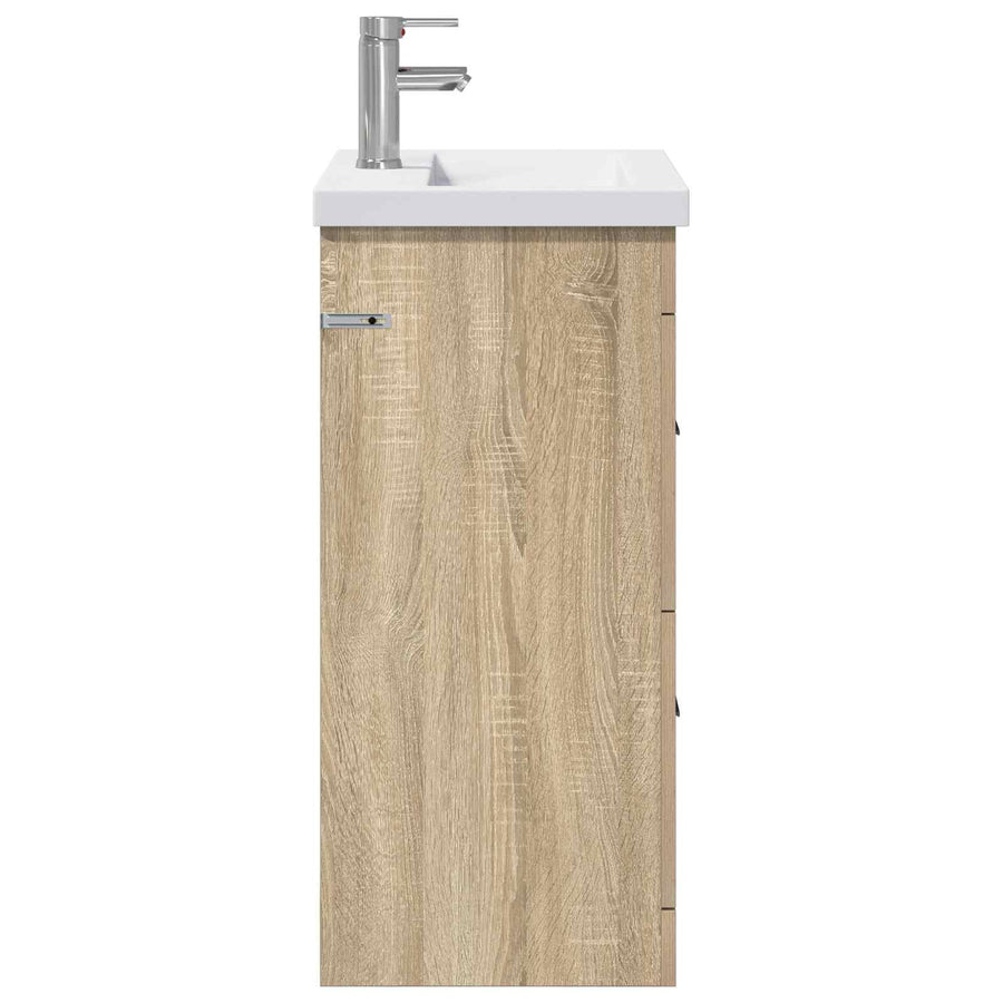 Badkamermeubelset Sonoma Eiken 61 x 40 x 84,5 cm Bewerkt hout