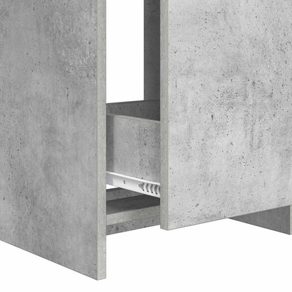 Badkamermeubelset Betongrijs 61 x 40 x 84,5 cm Bewerkt hout