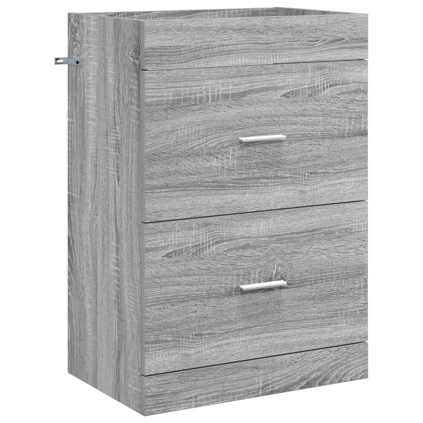 Badkamermeubelset Grijs Sonoma 61 x 40 x 84,5 cm Bewerkt hout