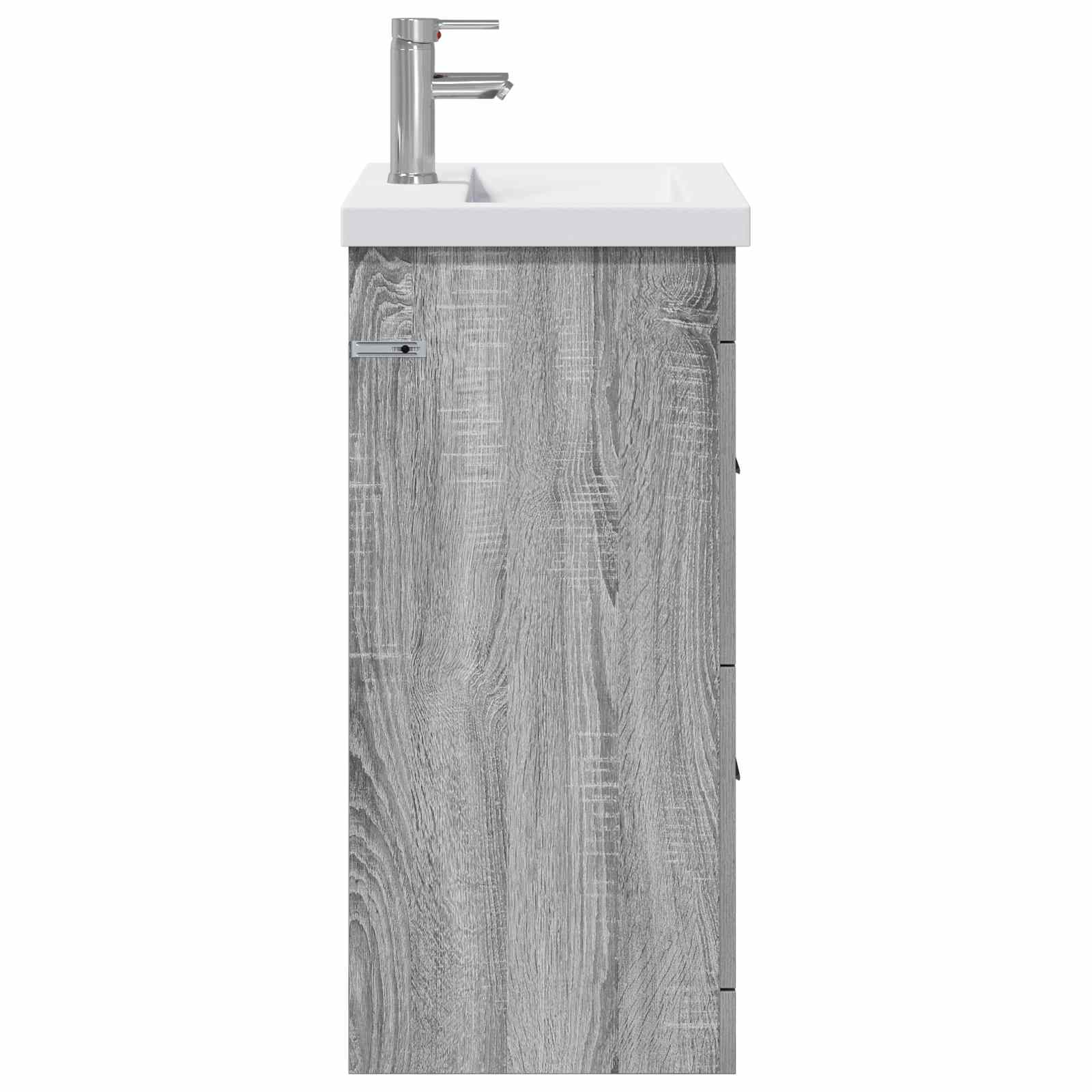 Badkamermeubelset Grijs Sonoma 61 x 40 x 84,5 cm Bewerkt hout