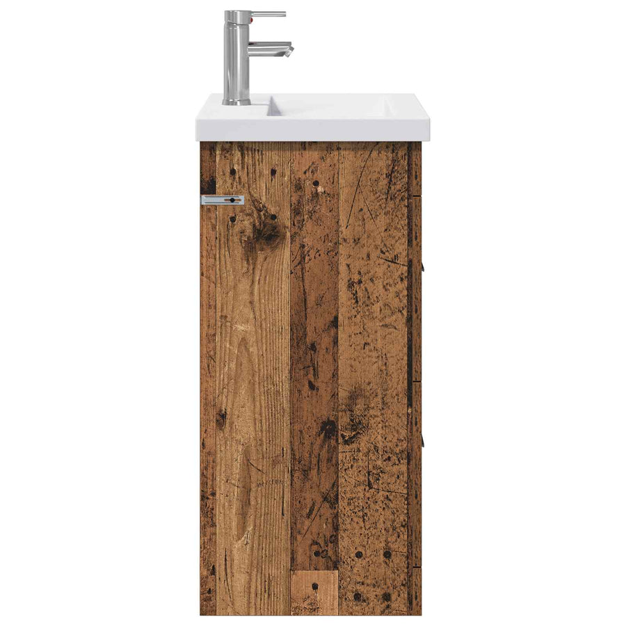 Badkamermeubelset Oud hout 61 x 40 x 84,5 cm Bewerkt hout