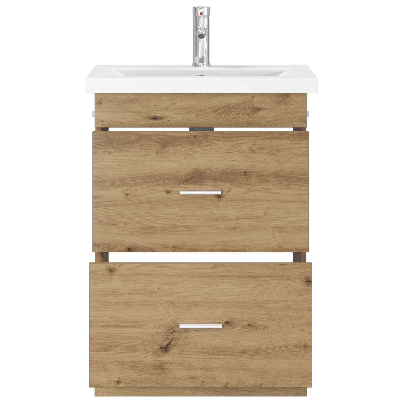 Badkamermeubelset Artisanaal eiken 61 x 40 x 84,5 cm