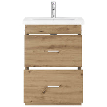 Badkamermeubelset Artisanaal eiken 61 x 40 x 84,5 cm