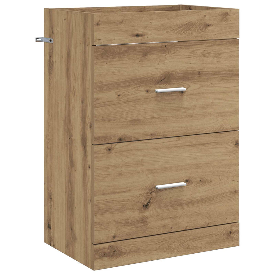 Badkamermeubelset Artisanaal eiken 61 x 40 x 84,5 cm