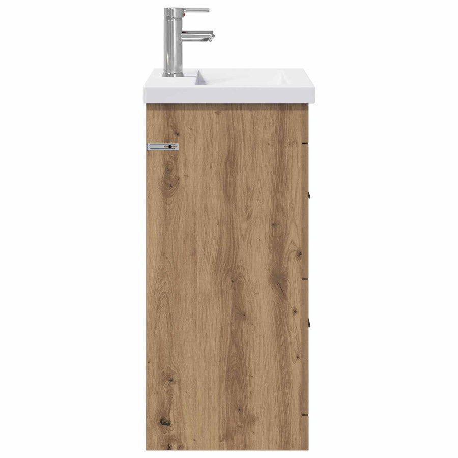 Badkamermeubelset Artisanaal eiken 61 x 40 x 84,5 cm