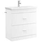 Badkamermeubelset wit 81x40x84,5 cm