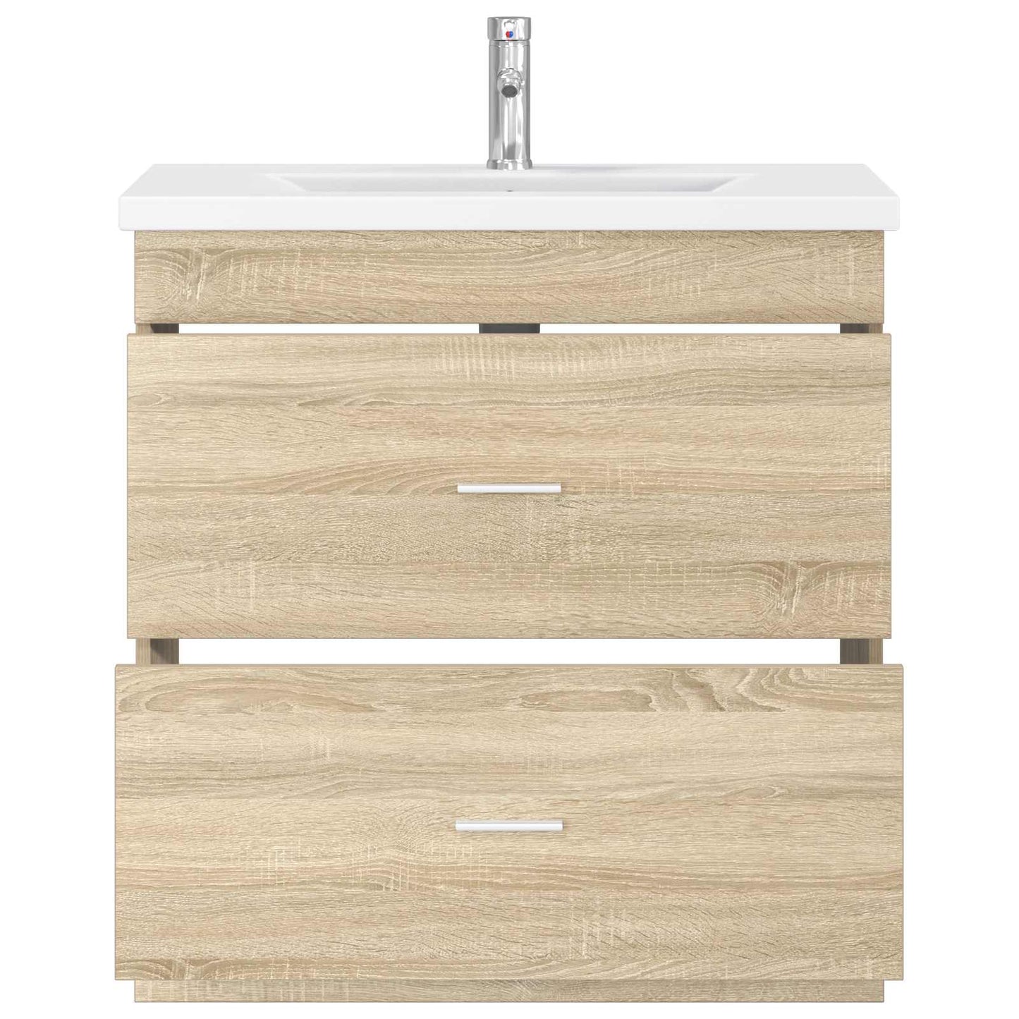 Badkamermeubelset Sonoma Eiken 81 x 40 x 84,5 cm Bewerkt hout