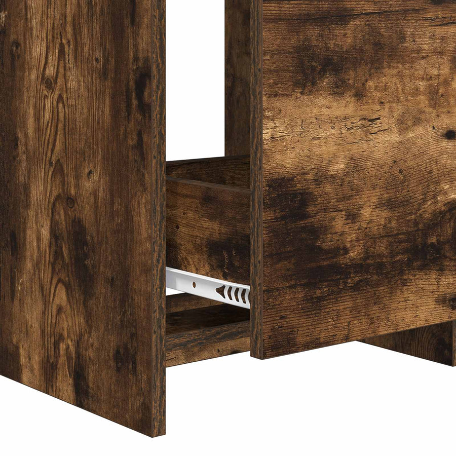 Badkamermeubelset Gerookt eiken 81 x 40 x 84,5 cm Bewerkt hout