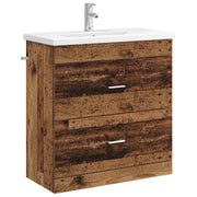 Badkamermeubelset 81x40x84,5 cm bewerkt hout