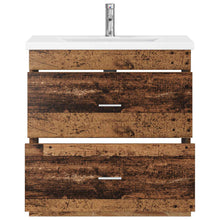 Badkamermeubelset Oud hout 81 x 40 x 84,5 cm Bewerkt hout
