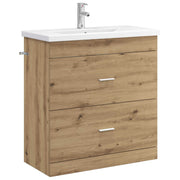 Badkamermeubelset 81x40x84,5 cm bewerkt hout