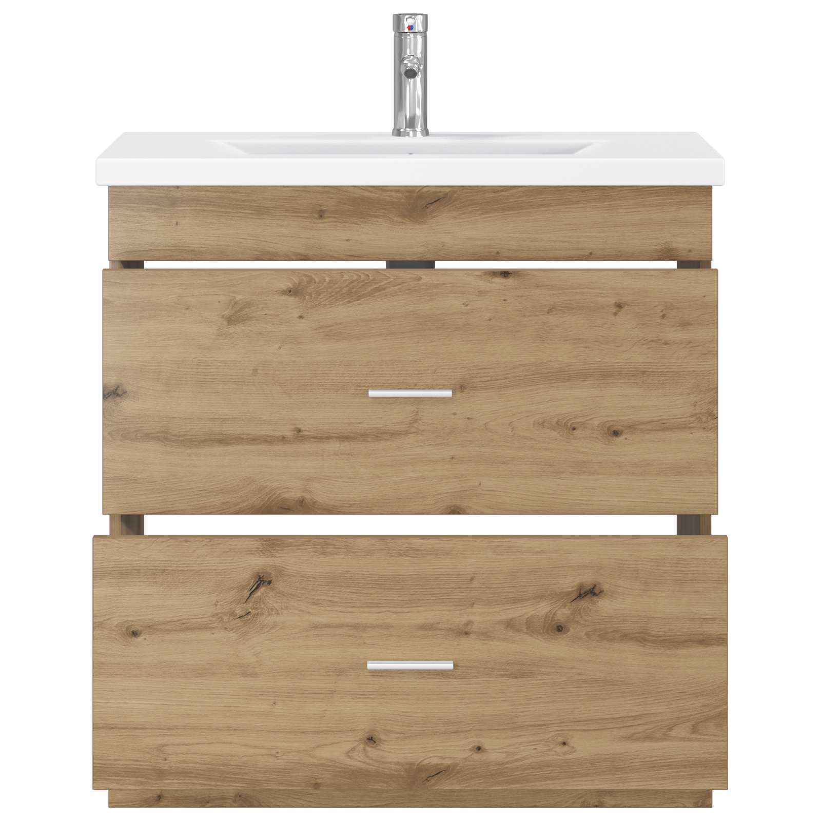 Badkamermeubelset Artisanaal eiken 81 x 40 x 84,5 cm