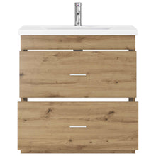 Badkamermeubelset Artisanaal eiken 81 x 40 x 84,5 cm