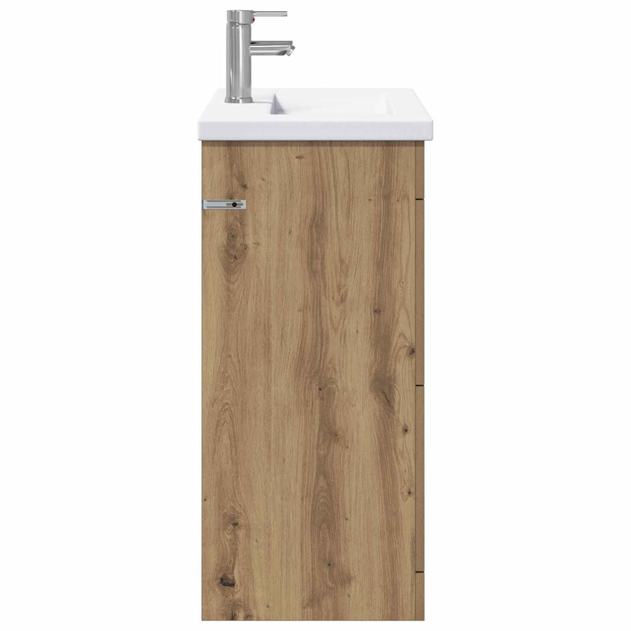 Badkamermeubelset Artisanaal eiken 81 x 40 x 84,5 cm