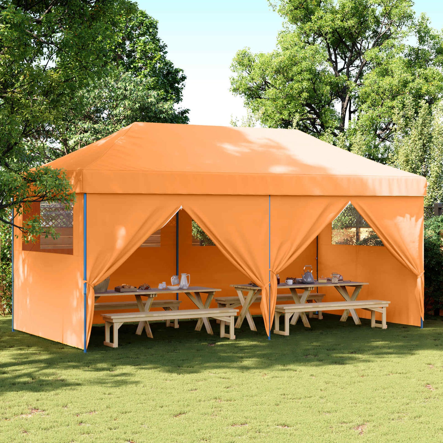Partytent Oranje 292 x 580 x 315 cm Oxford Stof