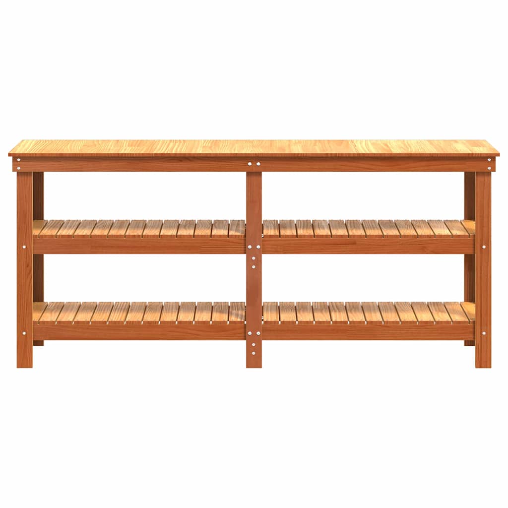 Werkbank Wasbruin 181,5 x 50 x 80 cm Massief grenenhout