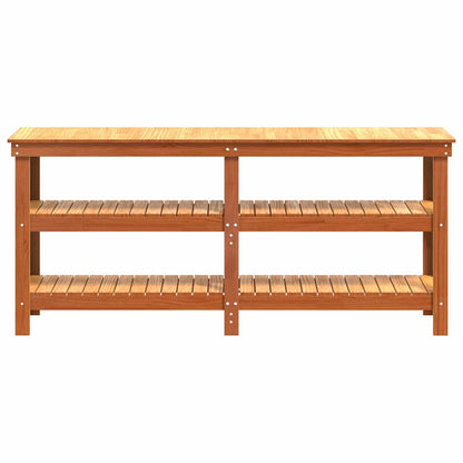 Werkbank Wasbruin 181,5 x 50 x 80 cm Massief grenenhout
