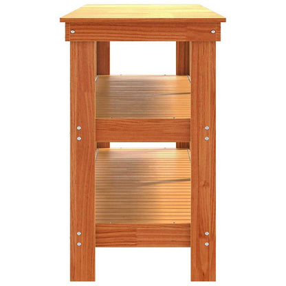 Werkbank Wasbruin 181,5 x 50 x 80 cm Massief grenenhout