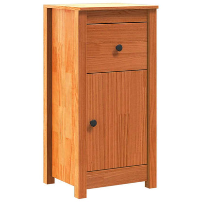 Dressoir met lade Wasbruin 39 x 34,5 x 80 cm Massief grenenhout