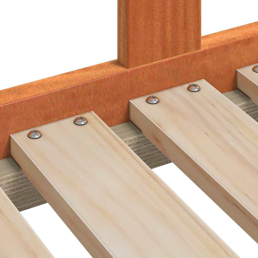 Hondenbed Wasbruin 65,5 x 50,5 x 28 cm Massief grenenhout