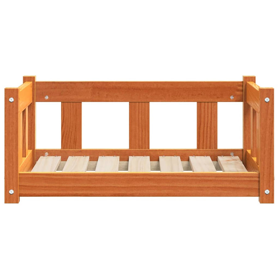 Hondenbed Wasbruin 65,5 x 50,5 x 28 cm Massief grenenhout