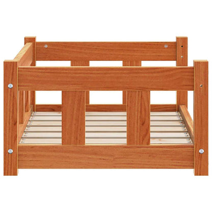 Hondenbed Wasbruin 65,5 x 50,5 x 28 cm Massief grenenhout