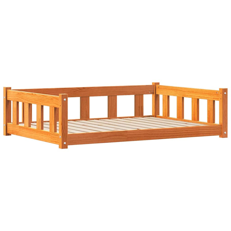 Hondenbed Wasbruin 55 x 45 x 28 cm Massief grenenhout