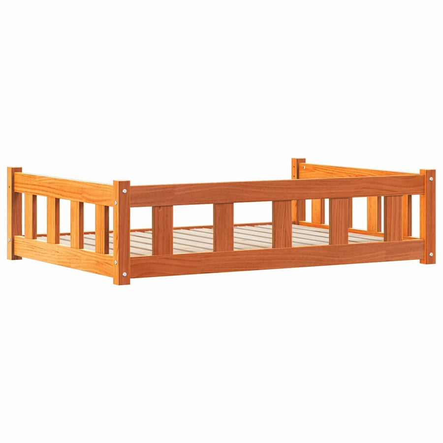 Hondenbed Wasbruin 55 x 45 x 28 cm Massief grenenhout