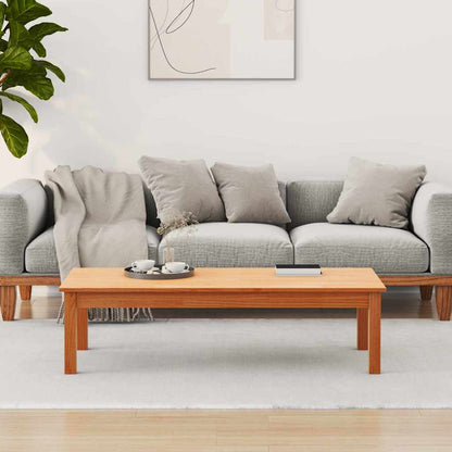 Salontafel Max Bruin 110 x 50 x 30 cm Massief grenenhout