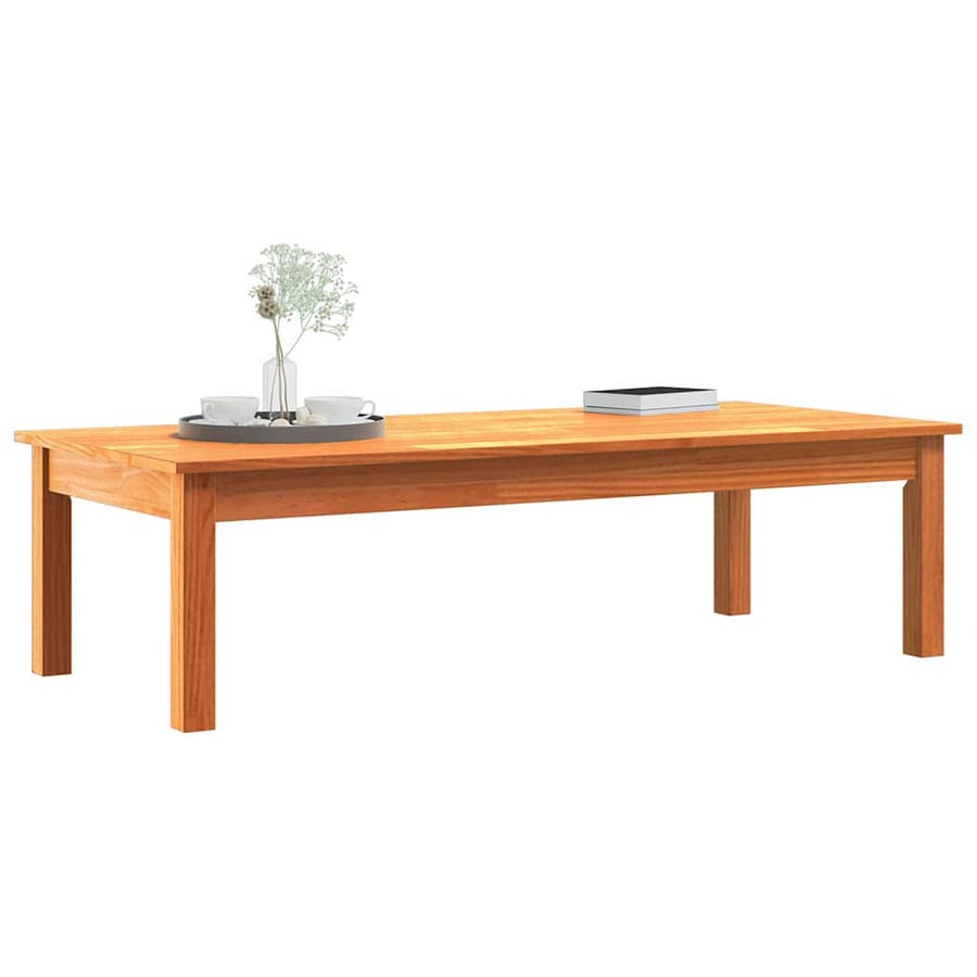 Salontafel Max Bruin 110 x 50 x 30 cm Massief grenenhout