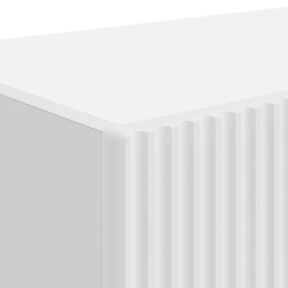 TV Wandkast Wandgemonteerd Wit 60 x 31 x 29.5 cm Bewerkt hout