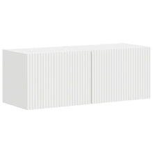TV Wandkast 2 pcs Wit 60 x 31 x 29.5 cm Bewerkt hout