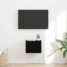 TV Wandkast Wandgemonteerd Zwart 60 x 31 x 29.5 cm Bewerkt hout