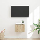 TV wandkast 60x31x29.5 cm bewerkt hout