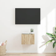 TV wandkast 60x31x29.5 cm bewerkt hout