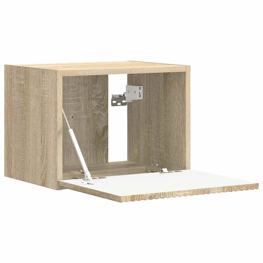 TV Wandkast Sonoma 60 x 31 x 29.5 cm Bewerkt hout