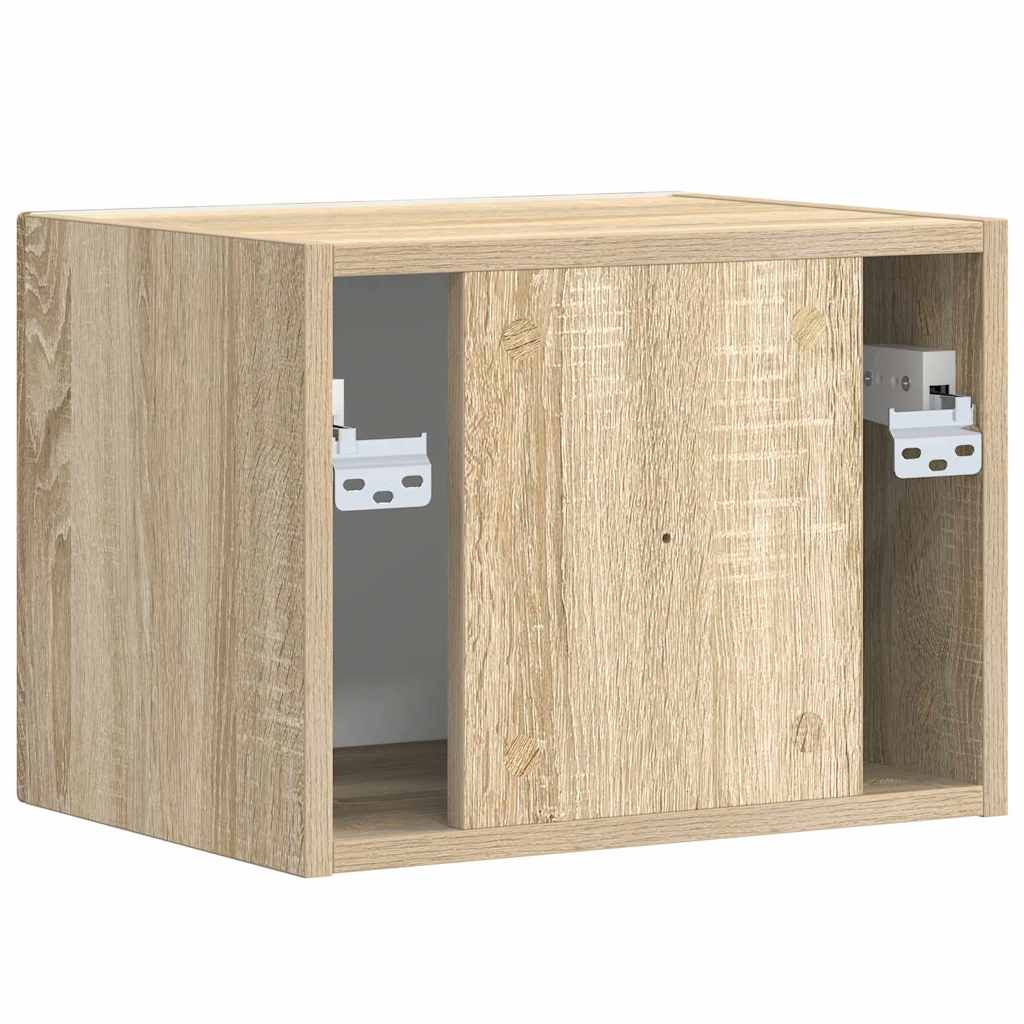 TV Wandkast Sonoma 60 x 31 x 29.5 cm Bewerkt hout