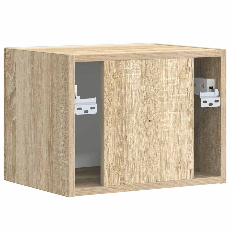 TV Wandkast Sonoma 60 x 31 x 29.5 cm Bewerkt hout