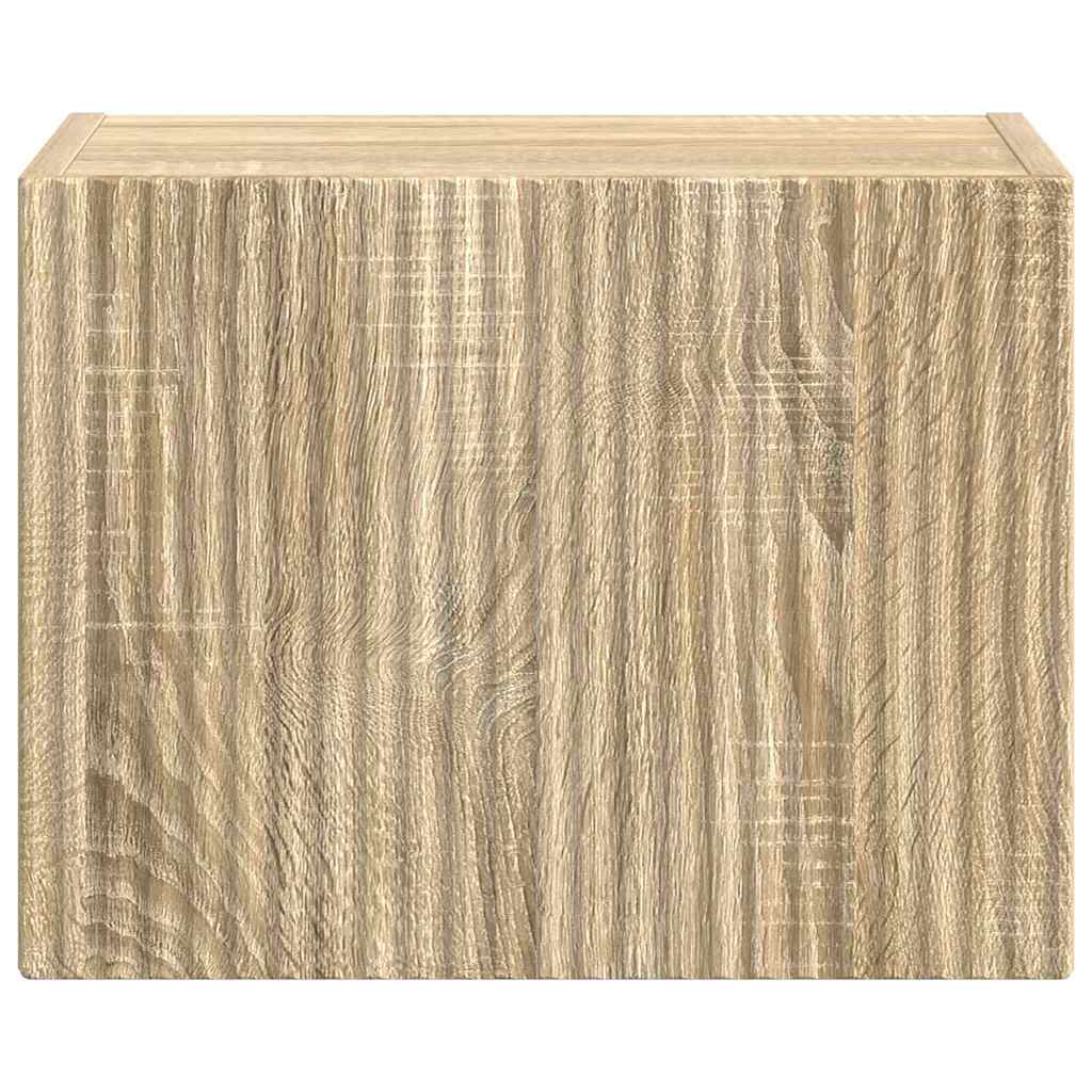 TV Wandkast Sonoma 60 x 31 x 29.5 cm Bewerkt hout