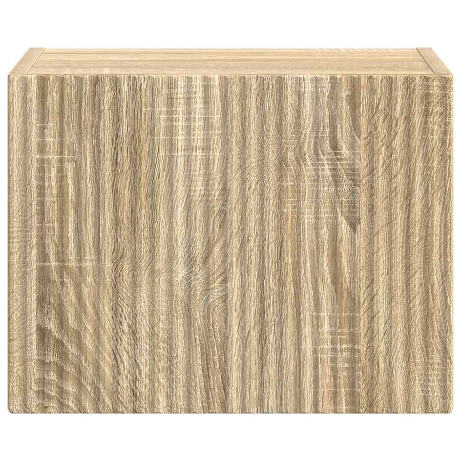 TV Wandkast Sonoma 60 x 31 x 29.5 cm Bewerkt hout